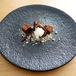 ENEKO Tokyo - デザート　カカオ・オリーブ・羊のミルク