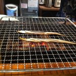 炉ばた雷橋 - お通しも干物