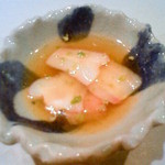 じどりや 穏座 - 鶏冠のなまこ風