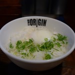 HAJIME - 「味玉 〆ご飯」このセットは＋１５０円　抜群の締め飯