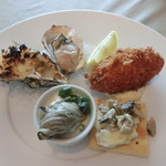 レカイエ オイスターバー - 前菜５種牡蠣