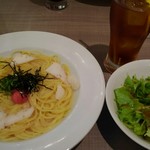 Pasta de Pasta - 烏賊と明太子の和風スパゲティ セット