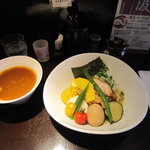 麺屋 波 - カレーつけ麺＆カレー茶漬け　並盛（200g）　880円