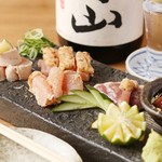 Sumibi Yakitori Semmon Ten Hinotori - 刺身5種盛