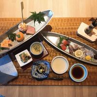 ダイニング 花火 - 宝楽盛り八寸＋お造り