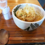 讃岐うどん ななつや - かけうどんon theかき揚げ