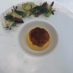デジーノ - 前菜２：人参のプリンと雲丹。