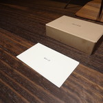 アコルドゥ - 宝箱　メニューカード