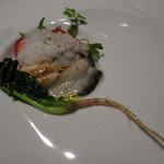 アコルドゥ - 炙った牡蠣とみぞれ 過ぎ行く季節と新芽