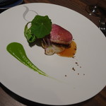 アコルドゥ - 倭鴨とからし菜 土の香りのピュレ