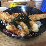 谷町 一味禅 - 海老穴子天丼（￥900）