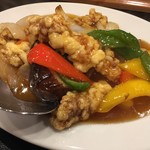 中華食房 正記 - 豚肉の甘酢炒め（￥750）