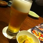 8670308 - 生ビールとお通し