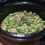 光安 - 枝豆と鰻の炊き込みご飯
