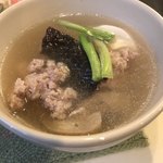 Puangkeaw - 豆腐と豚挽き肉と海苔入りの薄味スープ@160バーツ