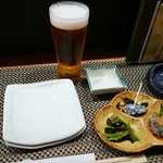 サカノミサキ - 生ビールとお通し