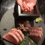 Shinsen Sakura - 本マグロ3点食べ比べ