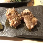 Shinsen Sakura - 池田牛の炙り寿司ハーフ