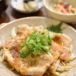 ミルズカフェ - 生姜焼き定食