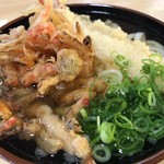 肉えびうどんかき揚げのせ