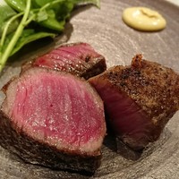 神戸牛炉窯焼ステーキ 雪月風花 北野坂 - 神戸牛のランプステーキ