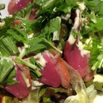 ワンハンドクラッチ - 鴨ローストのサラダ