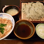 へぎそば「わたや」 - 親子丼セット　1,000円