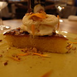 エスタシオン - デザートのカシューナッツケーキ