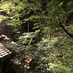 菊乃井 - 2階の縁側から観た景色