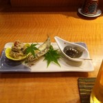 みさき - 前菜ち鮎の唐揚げ