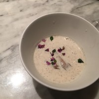 フレンチ串揚げ BEIGNET 大阪･ウメシバ - 新ごぼうのポタージュスープ