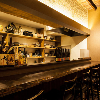 落ち着ける店内