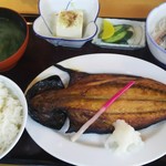 渡辺鮮魚 - さば開き定食1080円