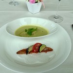 アリス イン 高松 - キャトルセゾン 2,300円の前菜とスープ