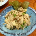 串焼きバル TERUSAN - 鶏皮ぽん酢