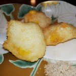 中島町倶楽部 - とうもろこしのフライドとろろ