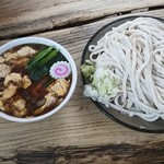 大助うどん - もり肉とじうどん  大盛り