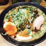 やっとこ - 味玉閻魔味噌ラーメン+ネギ増し