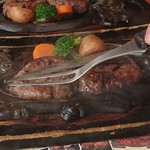 店員さんが押してジュッと