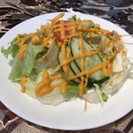 アルカラム - ランチについているサラダ