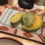 博多天ぷら やまや - 野菜はナス、ピーマン、カボチャ（＾∇＾）