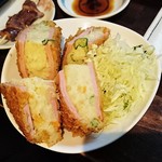 駿 - ハムカツポテトサラダサンド  540円