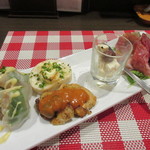 ビストロ アオキ - オードブル盛り合わせ、反対側から。