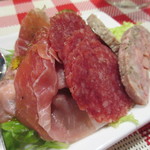 ビストロ アオキ - プロシュート、ドライハム、豚肉のパテ