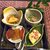 清花和 - 料理写真:４種の突き出し。この日は蓴菜が美味しかった。