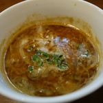 Trigo - （2018/4月）「海老つけ麺」のつけ汁