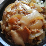 Tenjimbentou - 豚肉と玉ネギの味噌炒め