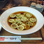 ながや - スダチの冷かけそば
