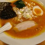 信濃神麺 烈士洵名 - 辛味噌麺(細麺) 980円