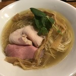 中華そば 先﨑 - 黒トリュフ薫る地鶏と貝そば